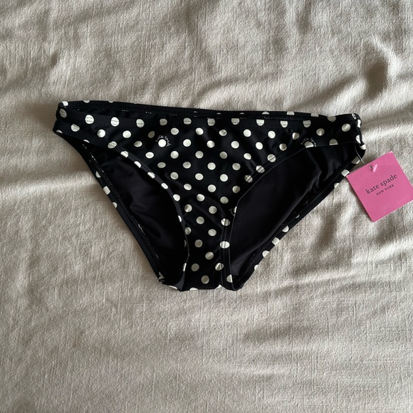 NWT• KATE SPADE• Women’s 2 Piece Lia Logo Dot Bikini Set Size Medium - Picture 8 of 14